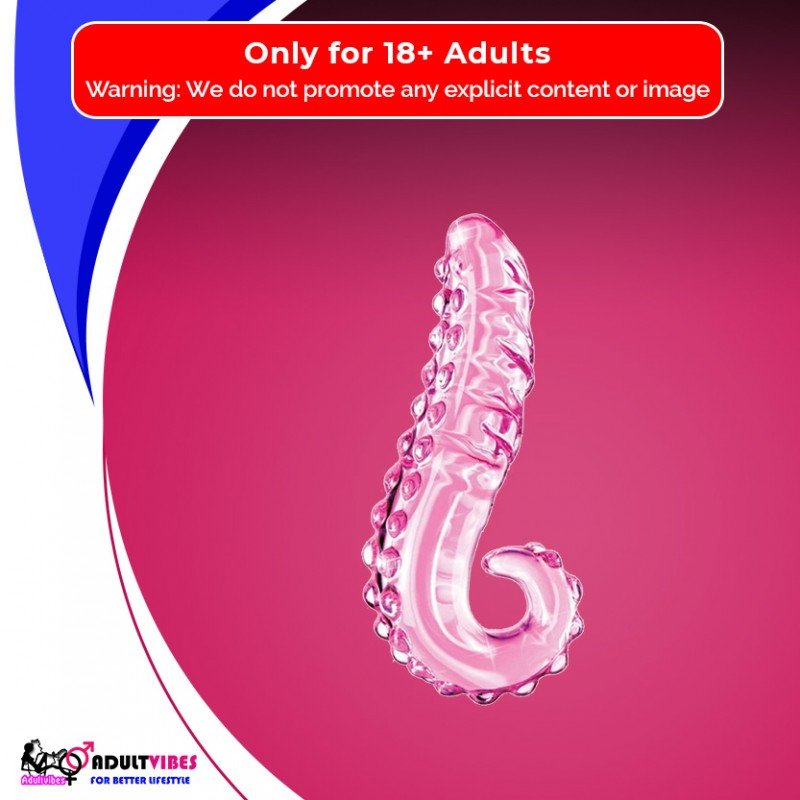 Buy Kiss Of Tongue Crystal Glass Dildo Anal Toy In India